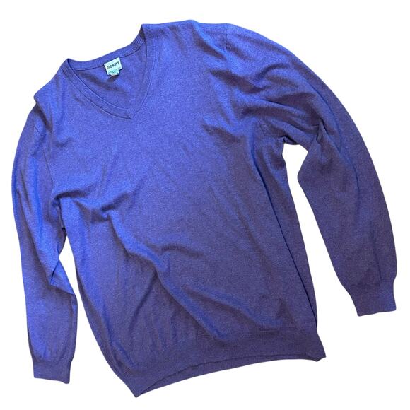 Women's Old Navy Purple Lightweight Tunic Long Sleeve Sweater SZ XXL 100% Cotton - Picture 2 of 7